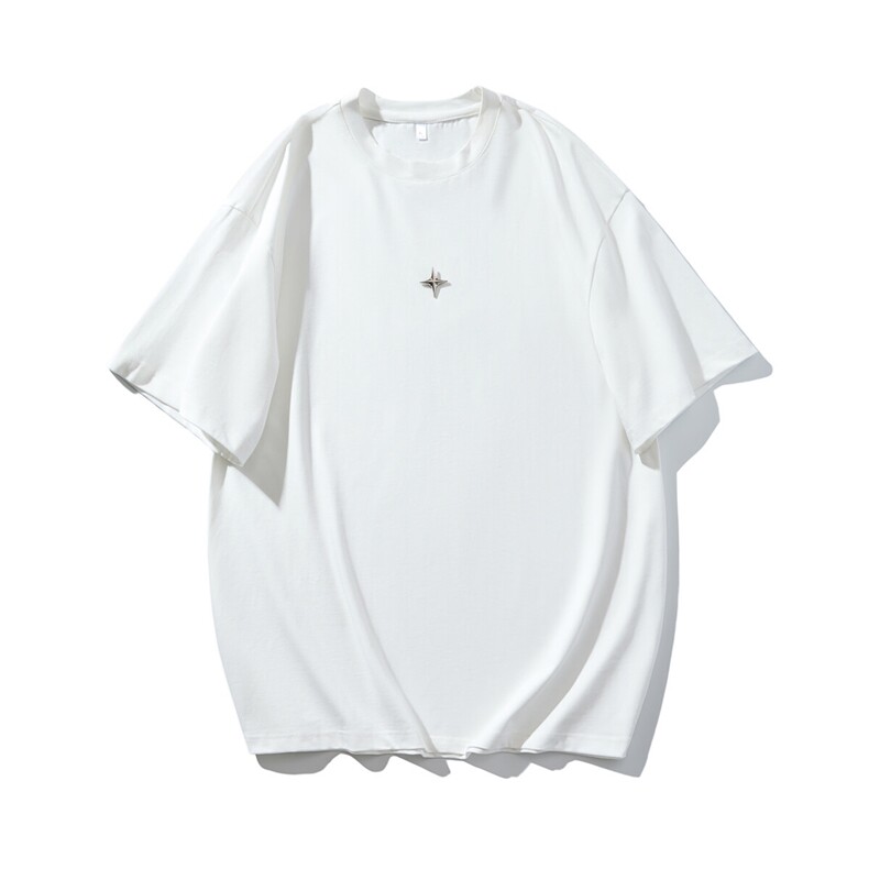 胖胖哥重磅短袖t恤男款夏季潮牌ins宽松美式高街半袖大码oversize，男装T恤，电商A140（原A102B-1）