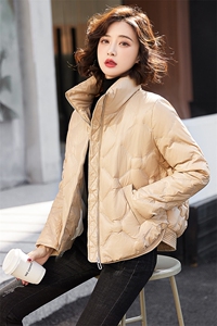 新款羽绒服女2021新款小个子短款高端时尚白鸭绒图片