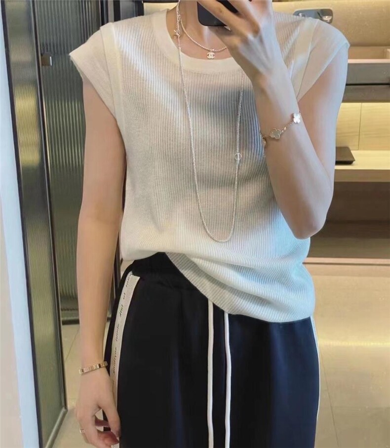 飞机袖打底背心，女装背心吊带，泰靡(2F)