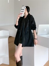 手工盘花，风衣，女装风衣，时代公主