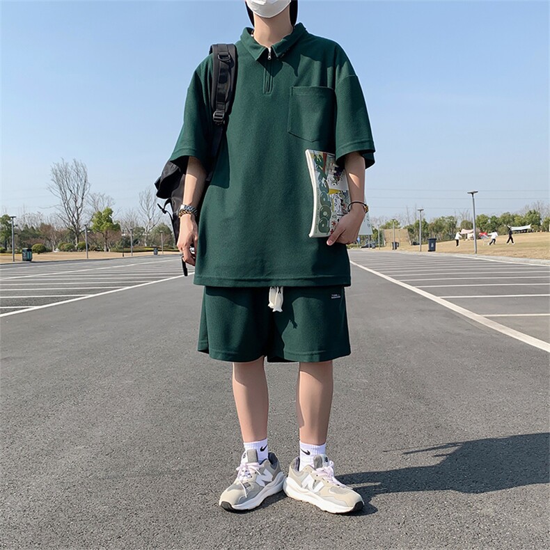 夏季短袖polo衫短裤套装情侣运动套装TZ307P75控98,男装牛仔裤,电商A309