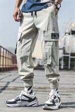 有报告潮流休闲束腿裤男士夏季休闲运动工装裤DS379T，男装休闲裤，电商A102