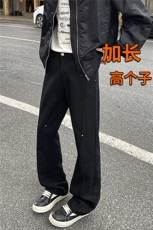 春季高个子加长牛仔裤男微喇美式188cm115直筒阔腿休闲裤KZ027P65，男装牛仔裤，电商B312