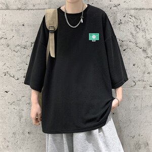 Q11264-P30 春夏季七分袖t恤男大码五分袖男短袖中袖   大皂风图片