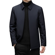 21年冬季新款商务绅士羽绒服中老年爸爸羽绒外套YYYR028891-P210，男装羽绒服，钱塘6003A(原)4033A