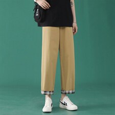 2021直筒裤子中性垂感休闲裤K615特批P35，女装休闲裤，星座718-1