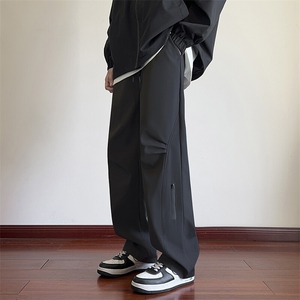 冲锋裤男直筒男士休闲裤春秋季户外运动裤子潮流A266-KZ8027-P45图片