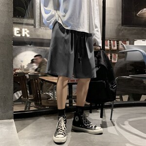 休闲运动裤男百搭短裤男2023新款中裤子宽松五分裤515-特批20，男装休闲裤，星座718-1