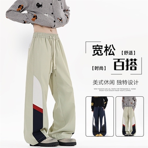 cleanfit潮流新款休闲裤直筒长裤简约宽松型百搭K06571-P43