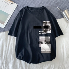 T恤潮流圆领男港风印花2023新款场景平铺衫时尚DS-B299-ZY1148P25，男装T恤，电商A061-1