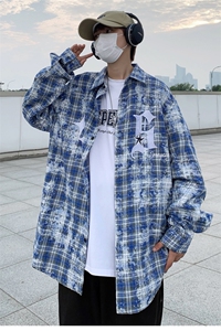 男士衬衫中性刺绣风港风C77H-P43图片
