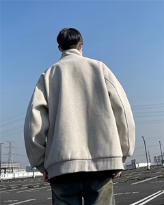 秋冬季美式复古麂皮绒外套男女宽松休闲百搭设计感小众棉衣外套潮图片