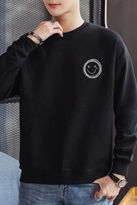 2026春季新款男装现货潮流笑脸印花卫衣休闲百搭男士大码F066-P16，男装卫衣，星座1816-2（原1210–2）