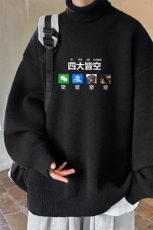 高质量！秋冬季高领毛衣加绒加厚翻领针织衫男毛衣FL525-特P38，男装针织衫/毛衣，电商B371