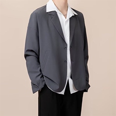 潮流原宿ins慵懒休闲西服外套男士春秋新款2844P55，男装西服，星座410-2