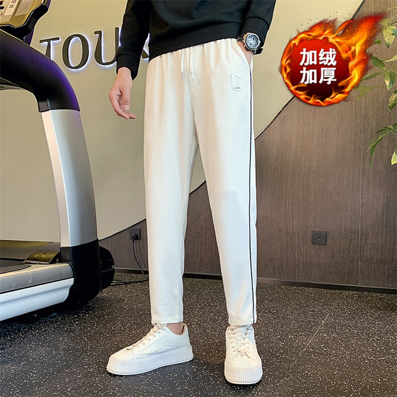 309A-2-JR2067-P75常规P65韩版社会小伙直筒休闲裤男士店主风卫裤,男装休闲裤,星座313B-2(原星座309A-2)