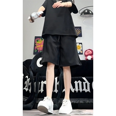 现货~夏季运动短裤宽松潮流排扣设计休闲裤S025-P30限55，男装牛仔裤，电商A337