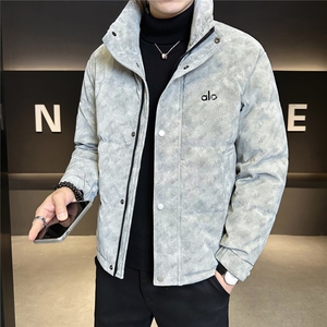 2502-M-3XL-P205标50绒店主风冬季立领男士休闲皮羽绒服男图片