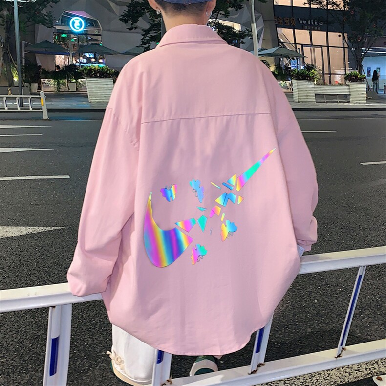 春季长袖衬衫男宽松港风衬衣男外套男CSCS270-P40,男装衬衫,电商B371