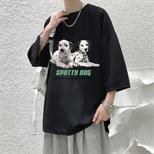 Q11263-P30春夏季七分袖t恤男大码五分袖男短袖中袖大皂风,男装T恤,电商A040