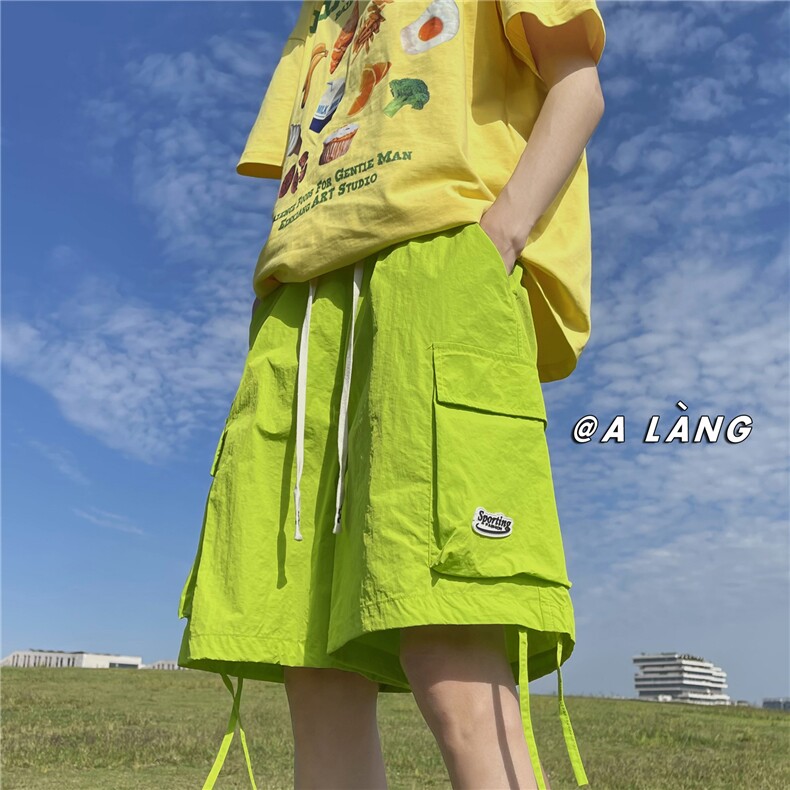XZ612-K655-P45控59三色/夏季薄款沙滩裤速干裤彩色冰丝短裤0,男装牛仔裤,星座612