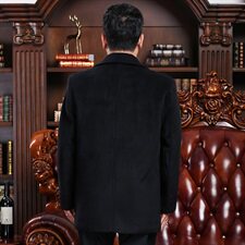 8019/老年人呢大衣爷爷中长款大衣父亲冬季外套，男装毛呢大衣，星座1216（原钱塘722）