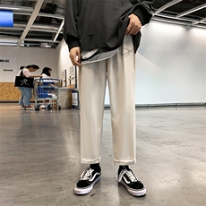 K43238-P25休闲裤男士大码宽松九分运动裤男裤男直筒，男装休闲裤，电商A040