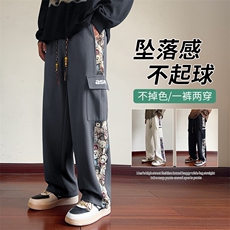 抖音直播高品质！菠萝格长裤男大码227-2*K865*P50控78，男装休闲裤，星座227-2