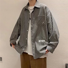 长袖衬衫春款男港风潮流C66P31，男装衬衫，星座1116-2