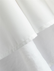 白色松紧腰时尚A字版半身裙女夏，女装半身裙，水衣源