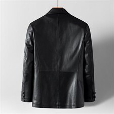 DLSN8050-1新款2021皮衣男头层牛皮西装商务休闲男西服P1080,男装皮衣,电商B360