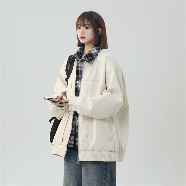 2025春休闲痞帅工装翻领夹克潮流外套得物二开XZ301b-2-JK2589P78图片