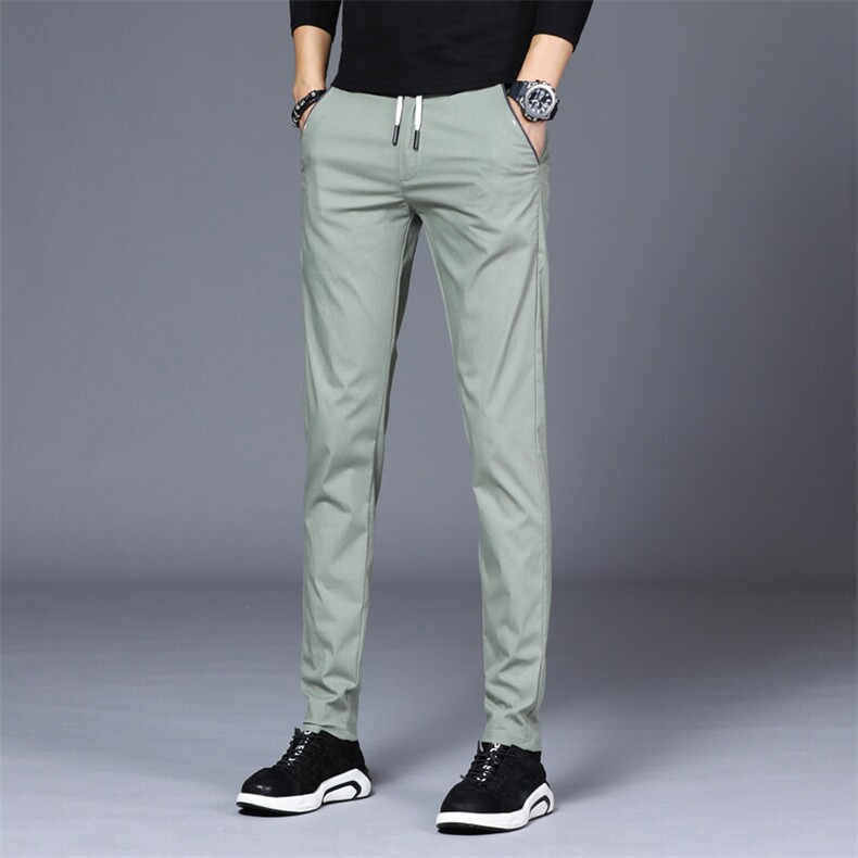 1915-p35有现货春夏季潮牌休闲裤子男青年帅气休闲西裤通勤百搭，男装休闲裤，星座224-1