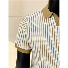 下架针织打底衫翻领拼色V领短袖K86012-P55，男装T恤，星座1012-1