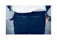 2021春发型师男士修身修身小脚裤北模时尚休闲裤潮，男装休闲裤，星座1904A