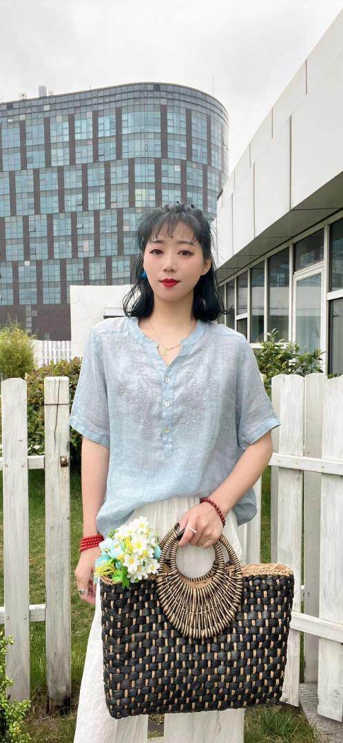 苎小衫 纯苎时尚女装巜川哲》4028，其它，川哲