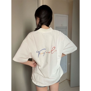 H1039-P38现货原版刺绣+印花 polo翻领短袖T恤图片