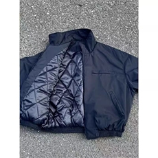 网图复古纯色翻领美拉德古着棉衣休闲棉服外套A025-QY15023-P88，男装棉衣，电商A025