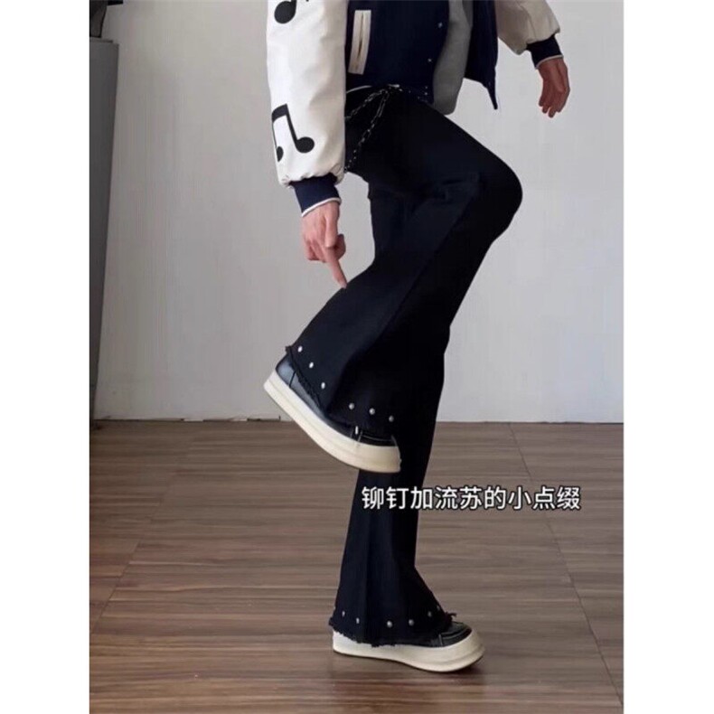 美式高街铆钉微喇牛仔裤ZK0329-特批50,男装牛仔裤,星座313A(原308A-2)