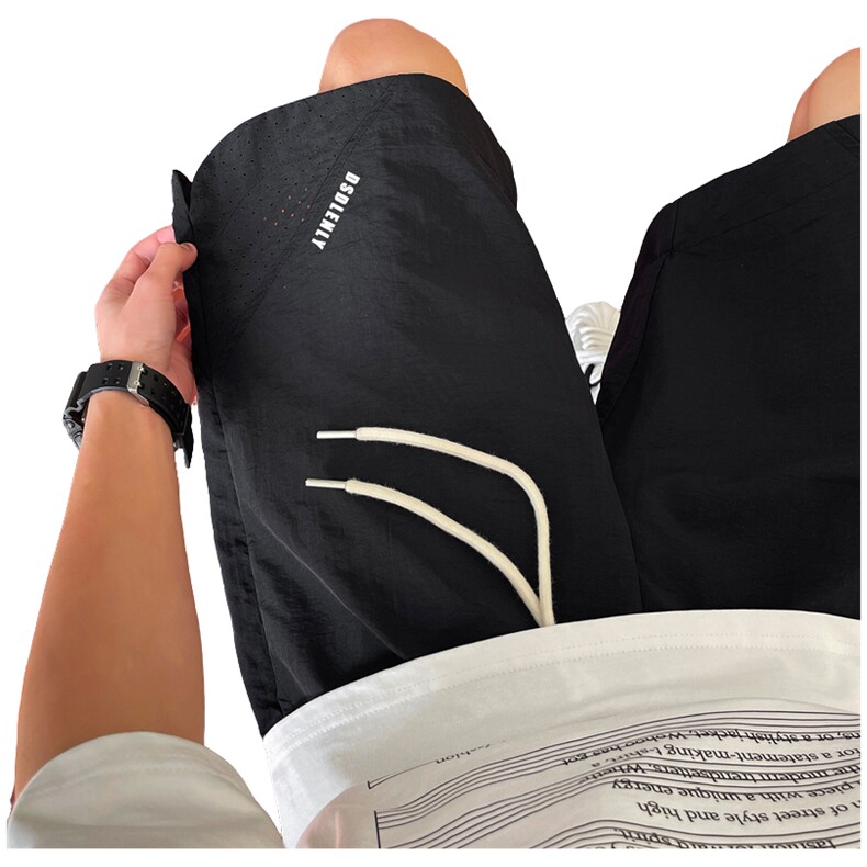 2025速干激光打孔印花短裤特P25M-5XL,男装牛仔裤,电商B325