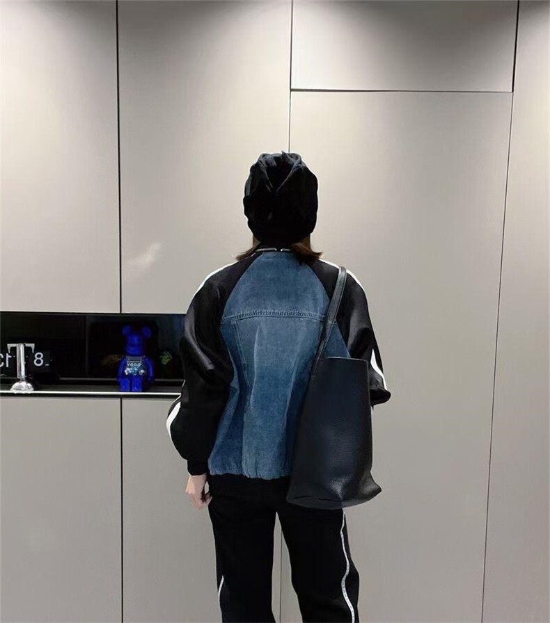 【现货】欧货拼接牛仔，其它，悠奈尔