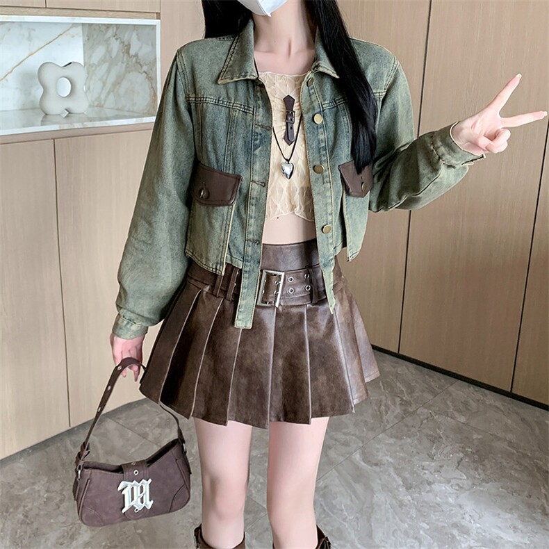 水洗复古美式牛仔外套女高街潮牌宽松情侣休闲宽松百搭NZ058-P88,男装工装外套,星座911-3