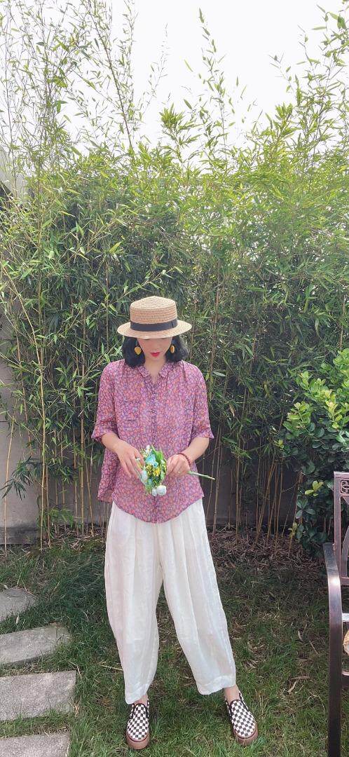 纯苎连衣裙小衫裤子裙子衬衣 时尚风 风淑女风休闲风，女装连衣裙，川哲