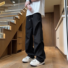 量大优供视频夏季直筒宽松阔腿男女休闲裤CK31特P28控58M-4XL，男装休闲裤，电商B325