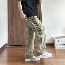大量现货垂感条纹休闲裤男夏季设计感舒适百搭长裤潮DY5032-P55，男装休闲裤，电商A178