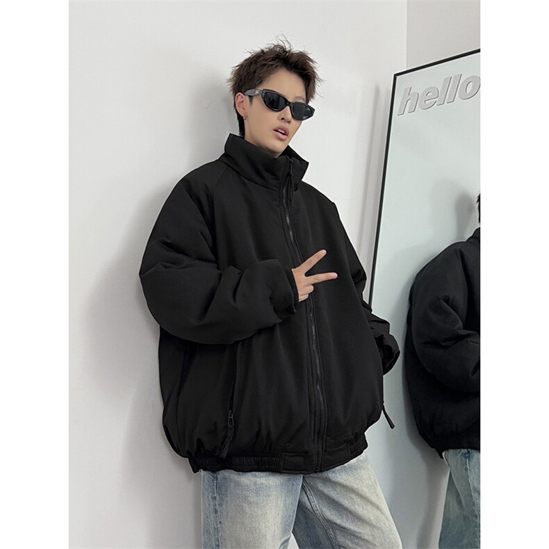 现货立领棉衣男士美式复古加厚外套潮牌工装棉服M056-P76,男装棉衣,星座308B-2
