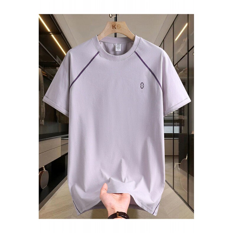 对色带防晒UPF50+吊牌速干吸湿透气T恤25B018-p25，男装防晒衣，星座610B-1