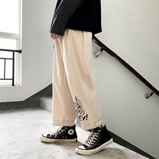 K43179-P25加绒款-P35休闲裤男士大码宽松九分运动裤男裤男直筒，男装休闲裤，电商A040