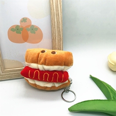热狗可爱精品毛绒挂件