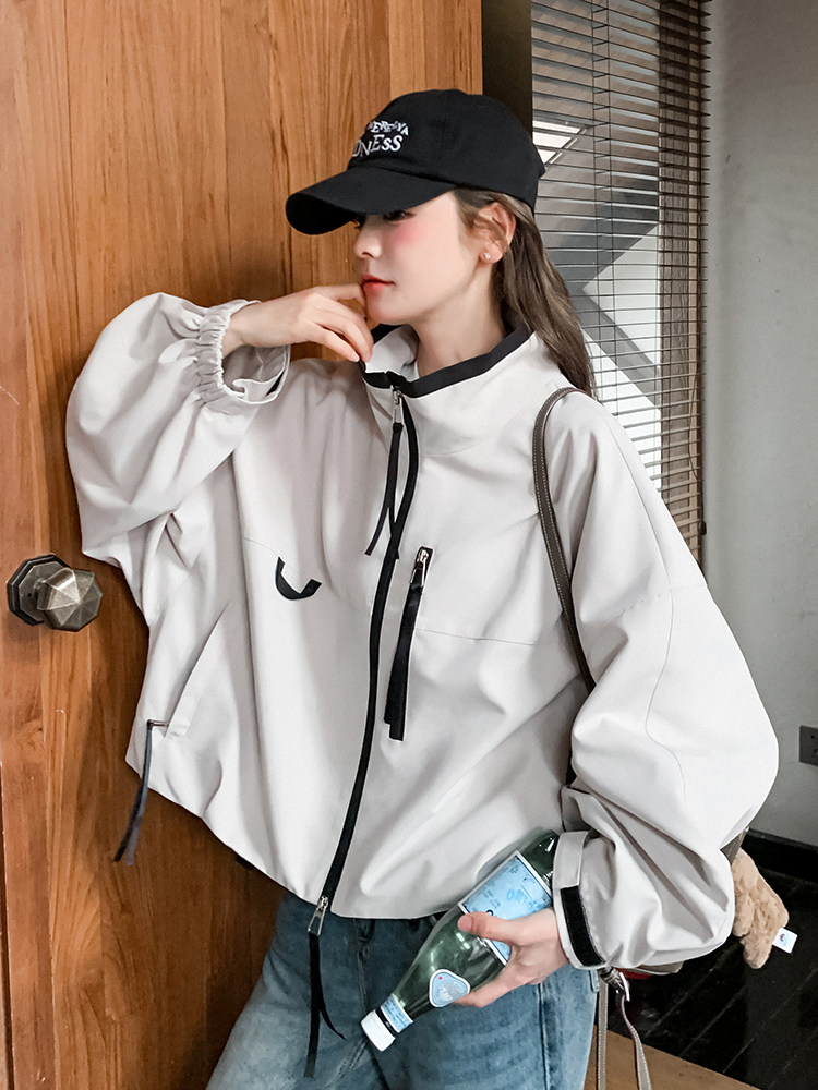 【现货】2025春新款运动夹克冲锋衣女短外套A馆126-2521P145K218,女装短外套,浙宝A馆126